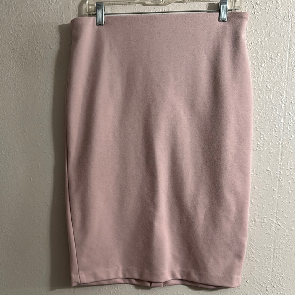 Philosophy Pink Knee-Length Pencil Skirt for Work
